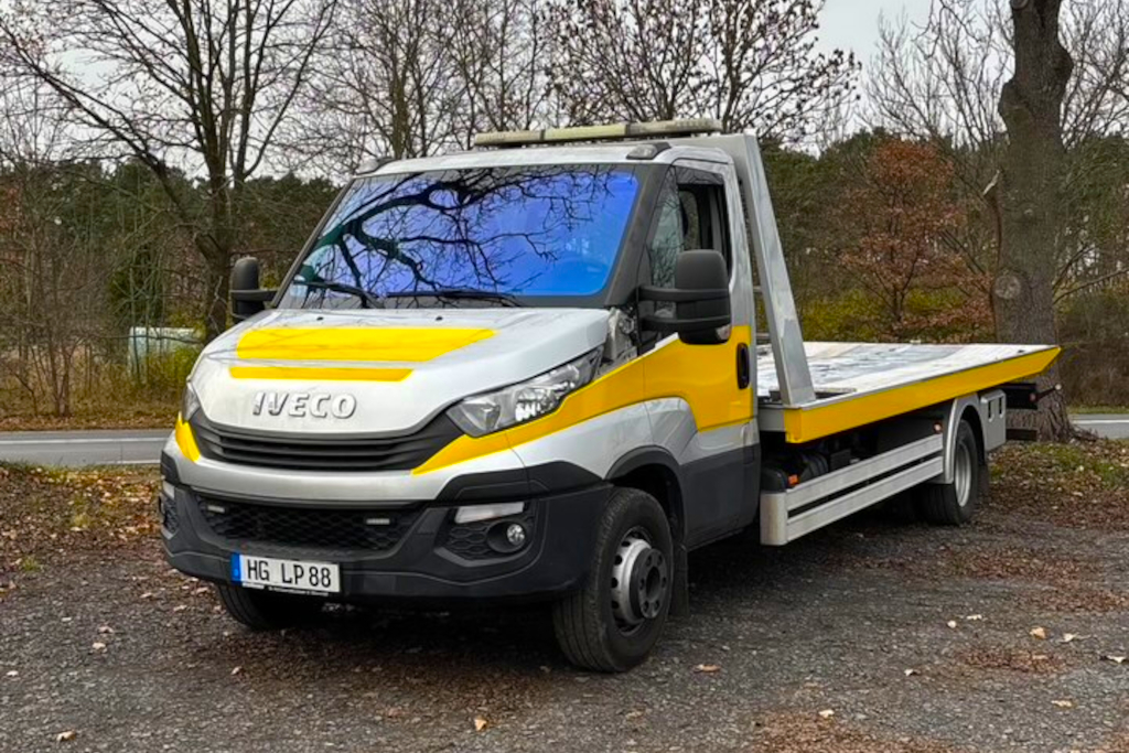 Zabezpieczenie miejsca awarii na drogach Zgorzelca